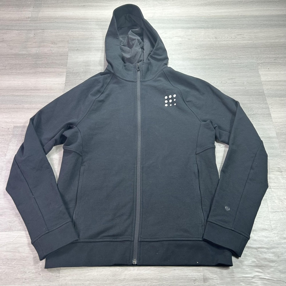 NWOT Lululemon City Sweat Hoodie Mens Small Black Zip Up Sweatshirt Active